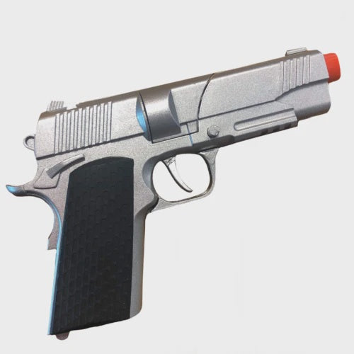 Silver Diecast Automatic Glock Pistol