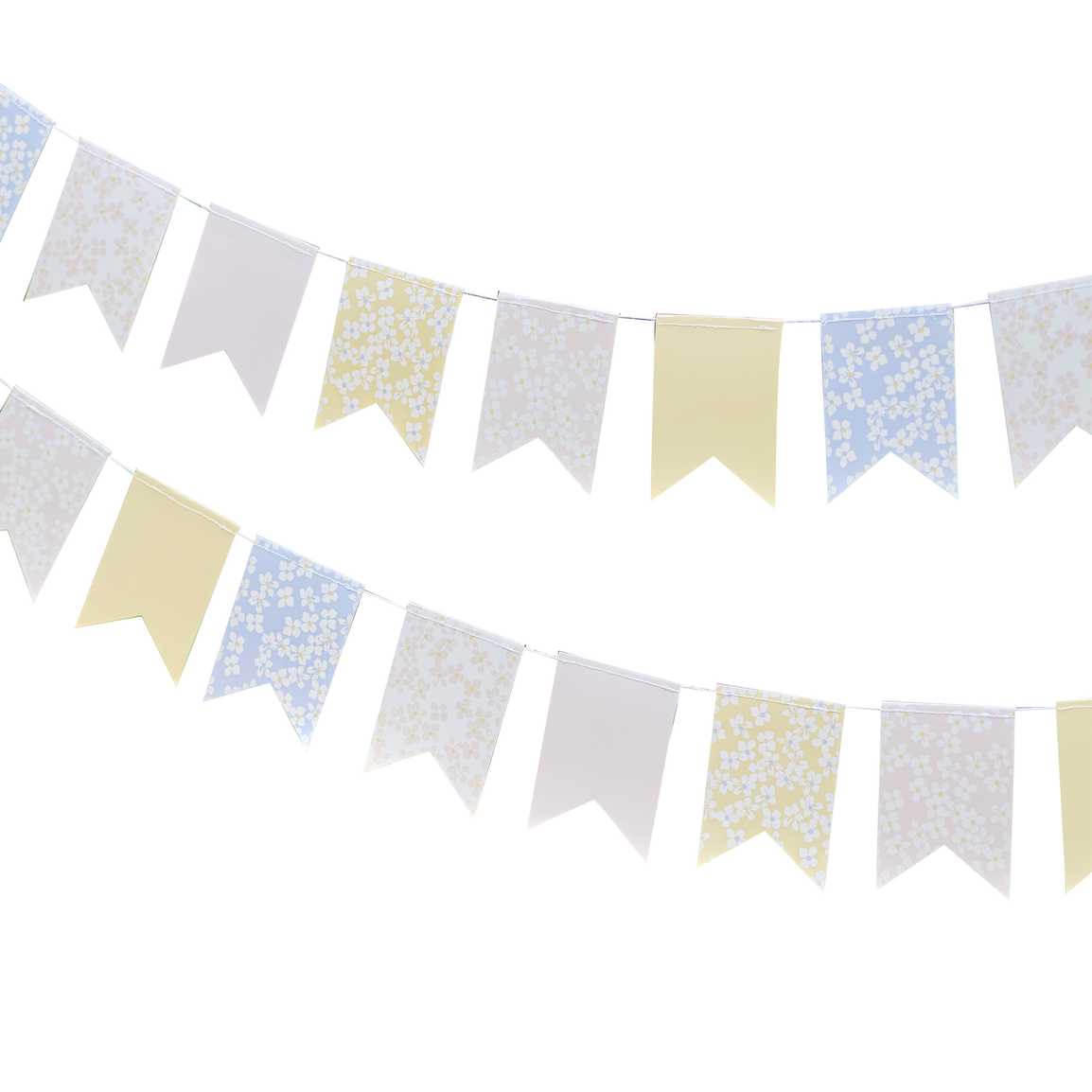 Ginger Ray Floral Flag Party Bunting Pack of 1