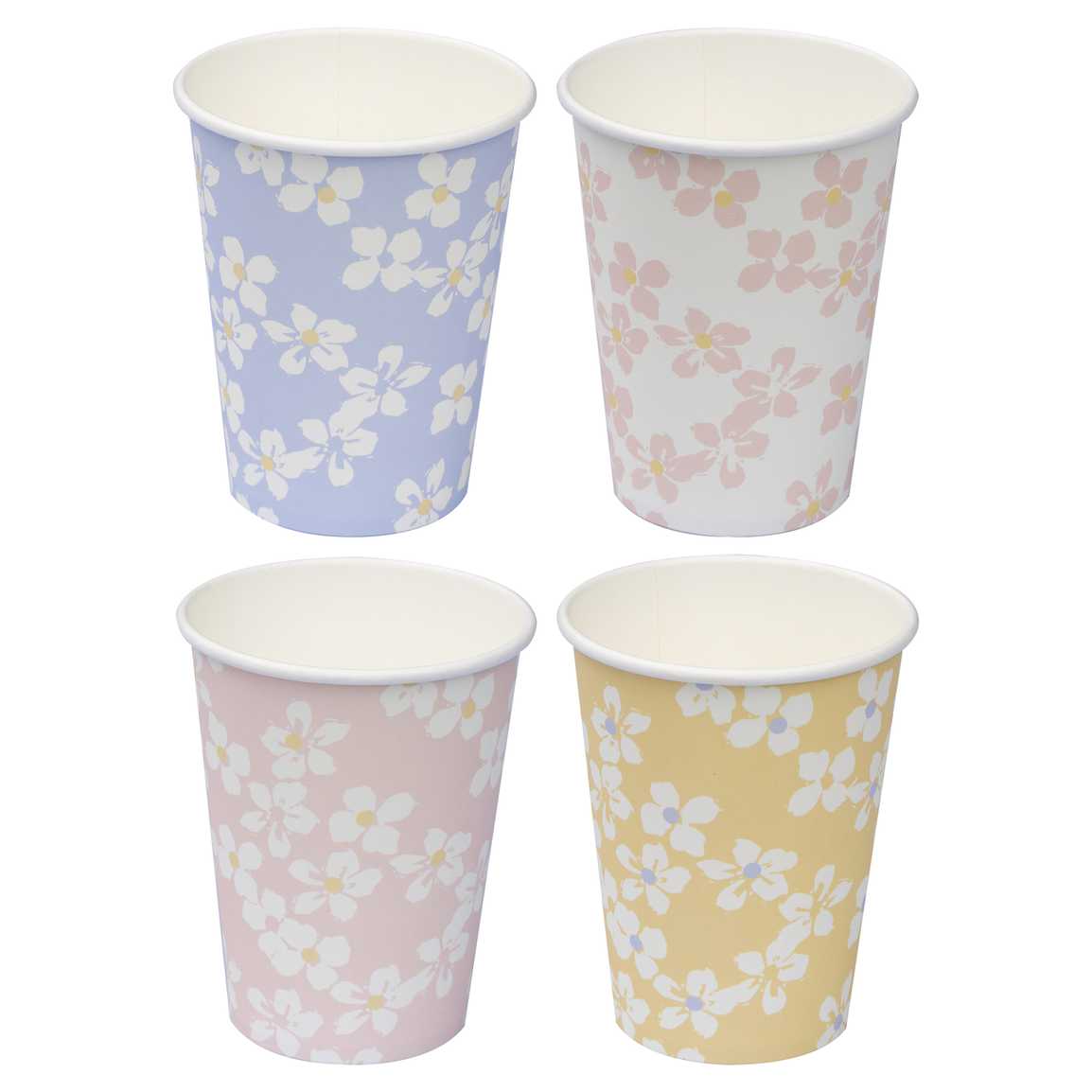 Ginger Ray Floral Paper Cups Pack of 8