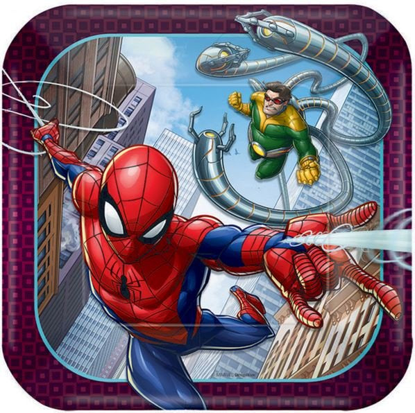 Spider Man Wonder Web Desert Plate