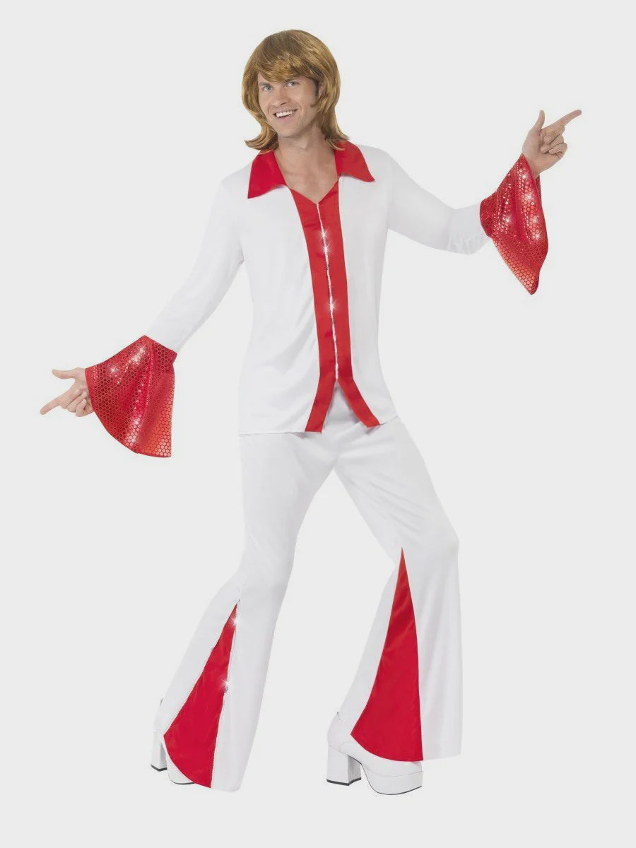 Super Trooper 70s Disco Pop Star Mens Costume