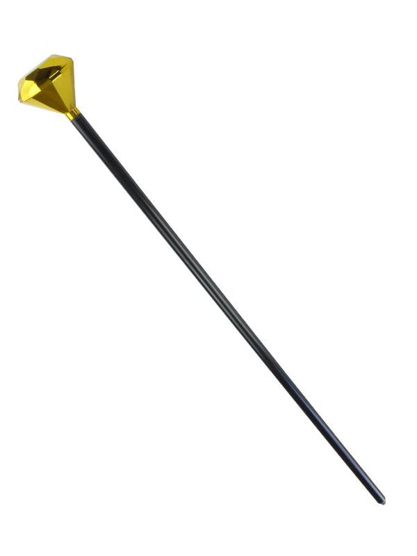 Diamond Top Cane in Gold