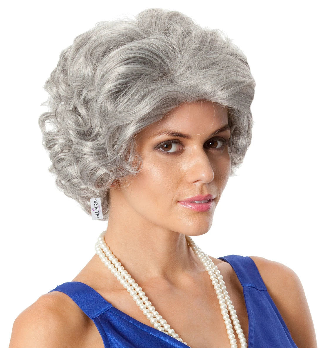 The Queen Grey Costume Wig