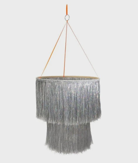 Meri Meri Silver Tinsel Chandelier