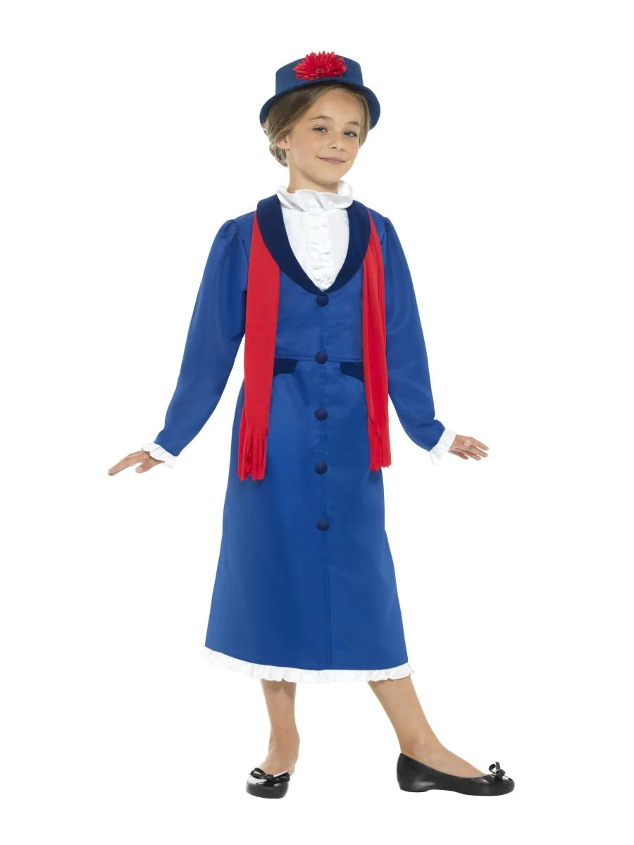 Girls Victorian Nanny Costume