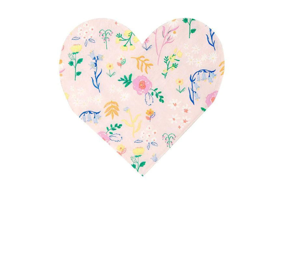 Meri Meri Wildflower Heart Napkins