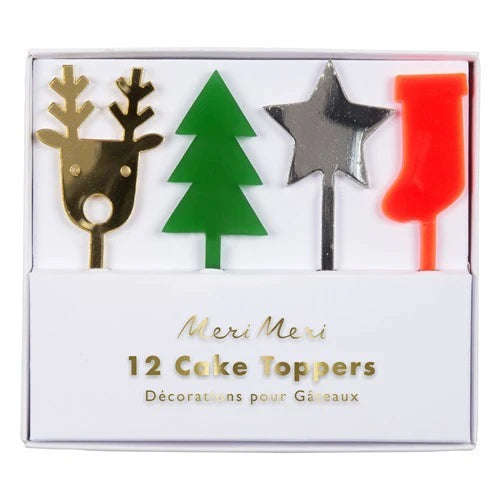 Meri Meri Festive Acrylic Cake Toppers